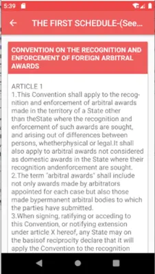 Arbitration and Conciliation A android App screenshot 0