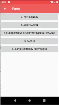 Arbitration and Conciliation A android App screenshot 4