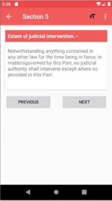 Arbitration and Conciliation A android App screenshot 6